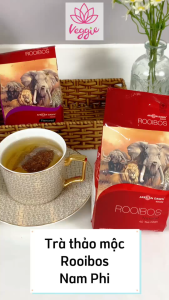 Hồng trà túi lọc Rooibos Nam Phi trà thảo mộc giúp ngủ ngon đẹp da thư giản!