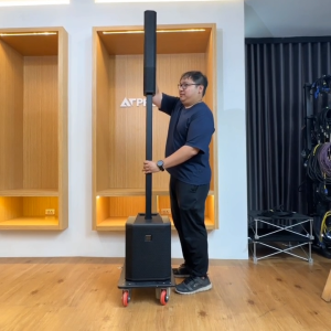 Electro-Voice EV EVOLVE 30M ลำโพงคอลัมน์แอคทีฟ 6×2.8 นิ้ว ซับ 10 นิ้ว มิกเซอร์ 8 ช่อง ช่องเสียบไมค์​ในตัว AT Prosound