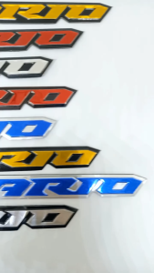 Emblem motor Honda vario / stiker logo vario aluminium mirror kiri kanan 1 set
