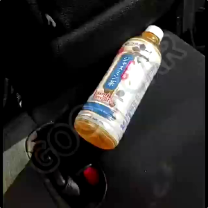 Cup holder botol mobil bunga kartun yang lucu Tempat gelas air di belakang jok mobil