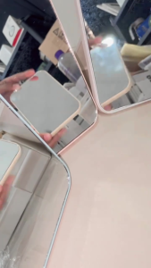 JA CERMIN LIPAT PERSEGI PORTABLE / STANDING BEAUTY MIRROR KACA DUDUK UNTUK RIAS MAKEUP WAJAH / FOLDABLE VANITY MIRROR CERMIN MEJA