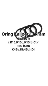 Oring Kaliper Cakram CB150 R K15 K15N K15G/CBR 150 CBU K454 KK45G K45N/CBR 250 R STD/PCX 125 150/ADV 150 ADS Karet Seal Sil Piston Kepala Babi Depan