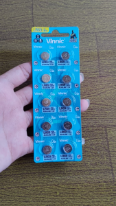 Vinnic L921F Baterai jam tangan Vinnic AG6 L921F LR69 Alkaline 1.5V Original (1pcs)