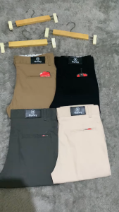 Paris 01 Celana Panjang Pria Chino Slim Fit Katun Stretch Celana Kantor Casual Formal Santai