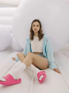 360 official (พร้อมส่งด่วน) SHOES9 รองเท้าแตะแบบสวม  รองเท้าเพื่อสุขภาพ รองเท้าแตะลําลอง พื้นหนานุ่ม ใส่สบาย ไม่กัดเท้า กันลื่น สีสันสดใส