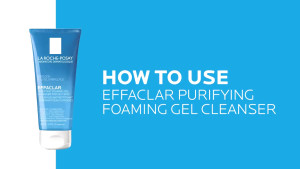 La Roche Posay Effaclar Purifying Gel Cleanser 200ml formulated foaming facial wash