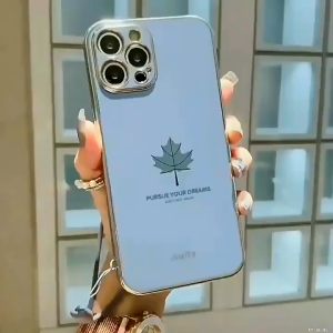 PROMO Case Maple OPPO RENO 12 / 12 PRO Casing Terbaru Ponsel Case Plating Silikon