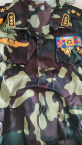 Baju Profesi Anak Tentara TNI Setelan Seragam Kostum Karnaval