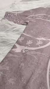 Galeri Batik Ardev - Nagendra Kemeja Batik Pria Slim Fit Lengan Pendek Atasan Batik Warna Mauve