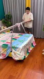 Alat Pengangkat Kasur Transparan Pasang Seprei Tempat Tidur / Alat Ganti Sprei