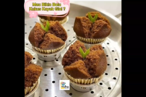 12 Pcs Cetakan Cupcake Bolu Kukus Alumunium BBT