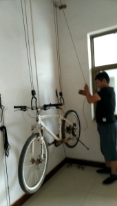 Fortress Bicycle Ceiling Mounted Storage Bike Lift Hanger bike hanger wall mount
