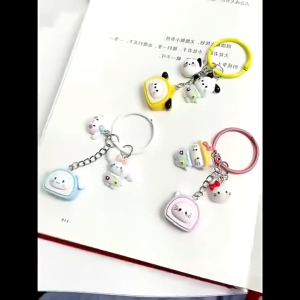INS CUTE SANRIO CARTOON KEYRING 三丽鸥可爱卡圈钥匙扣书包挂件