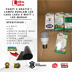 Paket Lampu 3 Gratis 1: Lampu LED Murah & Berkualitas