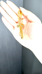 Emas Bangkok Emas Korea 24K Bracelet Ring Gold Plated Rantai Gelang Tangan & Cincin Emas Sadur Perempuan emas 916 O