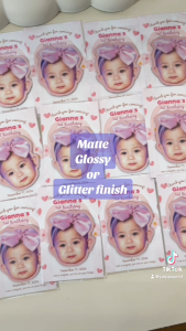 Face Magnet Ref Magnet Souvenir for Baptism Christening Birthday Party Giveaway Customized