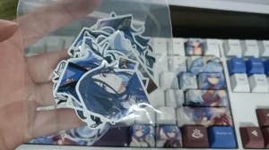 Genshin Impact - Set 10/15 Sticker Clorinde - Thắp Nến Diệt Bóng Tối game Genshin Impact hình dán trang trí chống xước