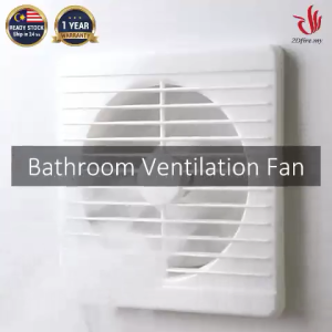COOL POWER Window Ventilation Exhaust Fan - Bedroom Living Room Toilet Bathroom - 4/6/8" - Kipas Ekzos Bilik Air - Guaranteed No Lost Parcel - Fast Shipping