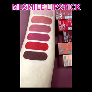 (Fast delivery in 24 hours)6 colors/Matte Mist Lipstick Vinyl ink Non-stick Cup Waterproof Lip Makeup 12-hour stay Velvet Lip Gloss Non-fading lip glaze Maybelline same style (Exp 2025)Superstay Vinyl Ink Transfer Anti-gloss liquid lipstick