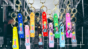 พวงกุญแจ PVC จี้อเนกประสงค์หลากหลายสีสันที่ห้อยกระเป๋าหรือตุ๊กตา ใช้เป็นของขวัญได้ SSZ