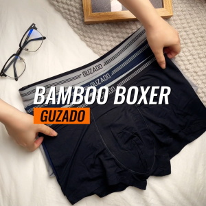 COMBO 3 Quần lót Boxer nam Trunk Bamboo kháng khuẩn khử mùi mềm nhẹ GBX02 - thương hiệu GUZADO