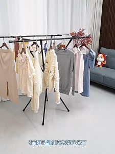 【SG Stock】折叠晒衣架 Folding Drying Rack Stainless Steel Drying Racks Clothes Drying Rack Indoor Outdoor No-Installation