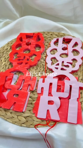 GARLAND TARIK HUT RI MERAH PUTIH / DEKORASI BANNER 17 AGUSTUS KEMERDEKAAN INDONESIA