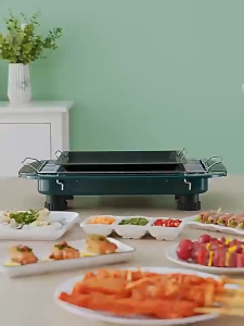 GO SHOP เตาปิ้งย่างไร้ควัน เตาย่างบาร์บีคิว เตาปิ้งย่างไฟฟ้า บาร์บีคิว ปิ้งย่าง BBQ