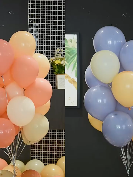 【Ready Stock】50pcs 10inch Retro Balloons Avocado Green Pink Latex