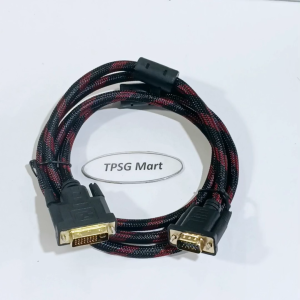 Cáp DVI ra VGA dài 1.5M (Chuẩn DVI - I (Chân kim 24 + 5) ra VGA (Chân kim 15)