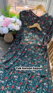 Littleza Setelan Baju Ibu & Anak Katun Rayon
