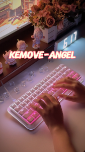 KEMOVE K68 Hot Swappable RGB Backlit 3 Modes Connection Mechnical Keyboard for WindowsMac OS
