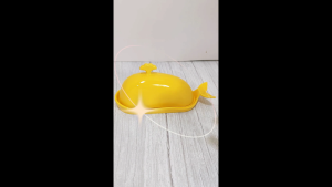 fMBB Cute Butter Dish - Whale Shape Butter Box for Fridge Kitchen Storage（With Cutting Tool）