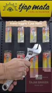 Kunci Inggris 8 Inch Tjap Mata 2 Fungsi Cap Mata