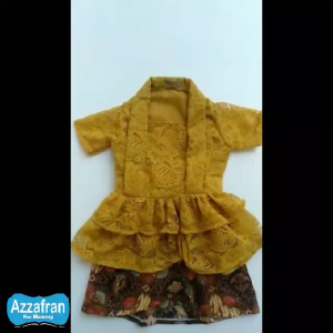 Kebaya Remple Laksmi PLUS BROSS | Baju Brokat Adat Jawa Sunda Anak Perempuan | Kostum Carnaval