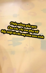 Chậu Xông Vùng Kín Gấp Gọn Phụ Nữ Sau Sinh kèm Vòi xịt Gắn Bồn Cầu Bô xông Ngâm phụ khoa hậu môn cho người bệnh Trĩ Babo