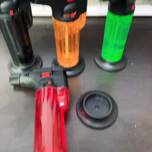 Plastic Type Personalized Windproof Direct Igniter Cigar Lighter Baking Flame Spray Gun Moxibustion Lighter