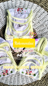 Seri Merah 12 Pcs Popok Bayi Baru Lahir Popok Ikat Kain Cuci Ulang 100% Kualitas Premium
