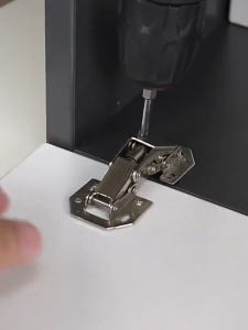 90° Concealed Hinges No-Drilling Hinge HydraulicCupboard Door Hinge Concealed Hinge with Screw (With 8 screws)