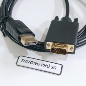 Cáp Displayport ra VGA dài 1.8M (DP to VGA Cable - Cáp 1 chiều từ DP to VGA)