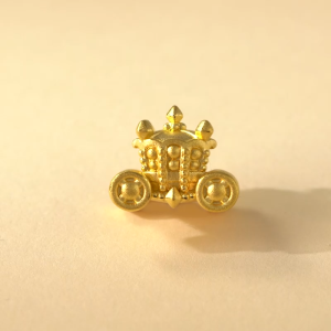 Chow Sang Sang 周生生 V&A The Art of Nature 999 Gold Carriage Mini Charm 93018C (Bracelet Not Included)