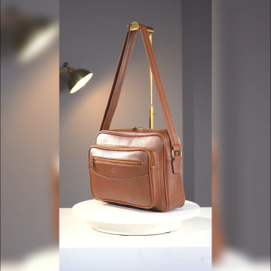 Túi Lata (Thời trang nam công sở dáng ngang - Túi đeo chéo da TN33)