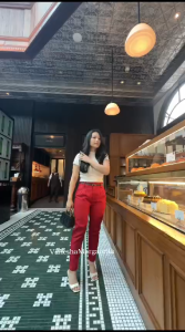 ( VM ) - 9000-Celana Bottom Twill/Celana Kantor/Free Belt