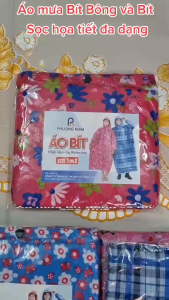 Áo Mưa Cao Cấp Bít Bông Vải Dù Siêu Nhẹ Xinh Xắn Họa Tiết Hoa Chất Liệu Pvc Siêu Nhẹ