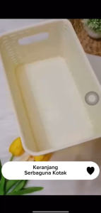 Keranjang Anyaman Plastik Serbaguna / Kotak Penyimpanan Aksesoris Peralatan Dapur Kantor Sekolah Anak Rumah / Storage Box Organizer Plastic Wadah Tempat Perapih Meja Alat Tulis Make Up Kamar Mandi Tidur Aesthetic Multifungsi - GP Mall