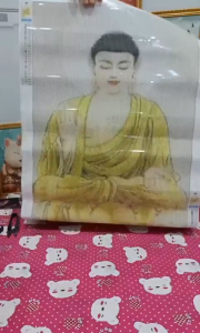 (Tặng túi zip) Tranh Đính Đá 5D Tranh Gắn Đá Hình Phật Kích Thước 40x60cm Có Đầy Đủ Dụng Cụ Cơ Bản Và Đầy Đủ Đá Để Hoàn Thành Tranh