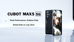 CUBOT MAX 5 Ultra-thin 5G Smartphones 6.95Inch Screen Octa Core 12GB+256GB Android 14 Mobile Phone 5100mAh Battery Gaming Phone