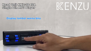 Head Unit Single DIN MP3 Player KENZU Car Audio Bluetooth Radio