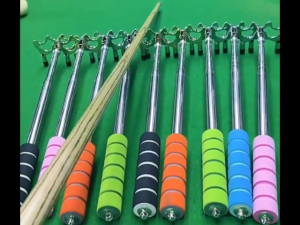 Pool Cue Snooker Pool Bridge Retractable Billiards Cue Rest with Removable Bridge Head