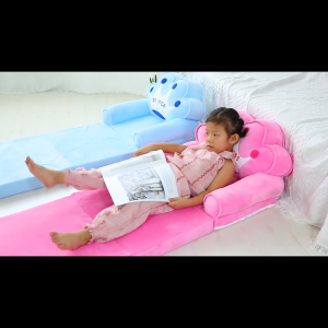 LASA โซฟาเด็ก เก้าอี้โซฟาสำหรับเด็ก 2 in 1 ใช้ได้ตั้งแต่แรกเกิดเป็นที่นอนแบบพกพา